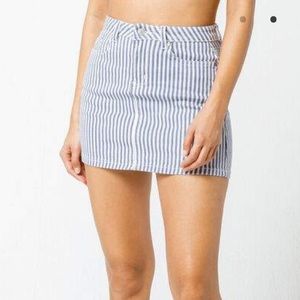 sky and sparrow denim skirt